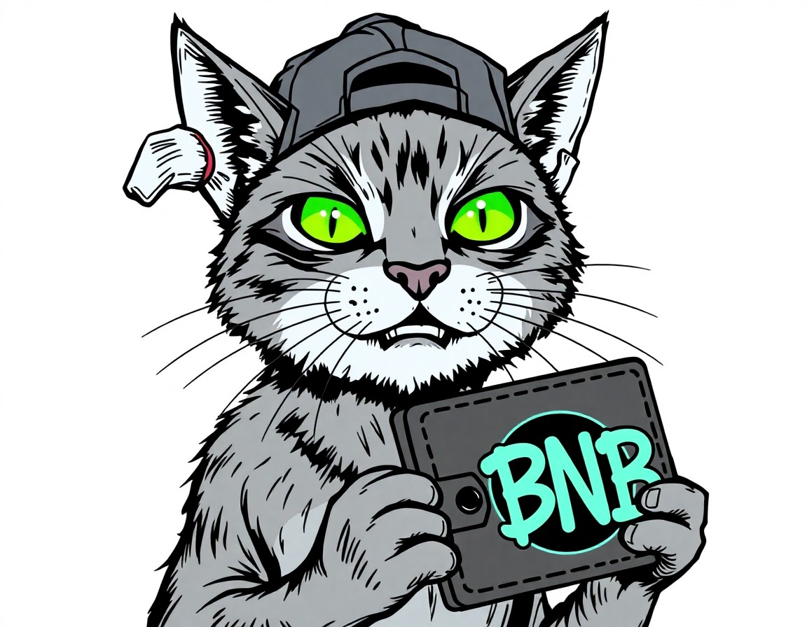 Close-up comic panel of Momi the cat glowing green eyes staring at a chart